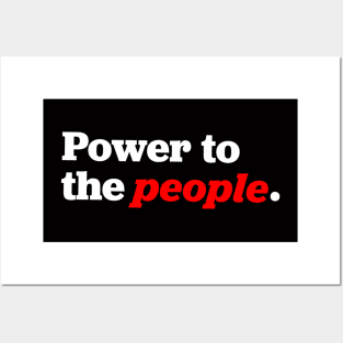 Power to the people Posters and Art